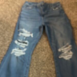 American Eagle Outfitters Blue Flate Leg Jeans